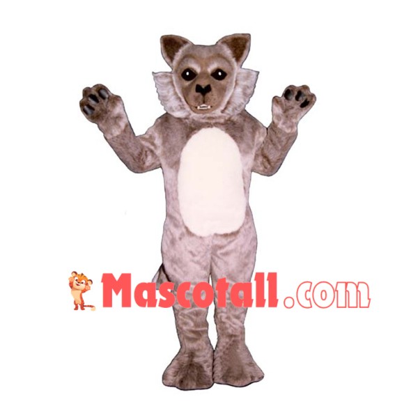 Timber Wolf Mascot Costume 