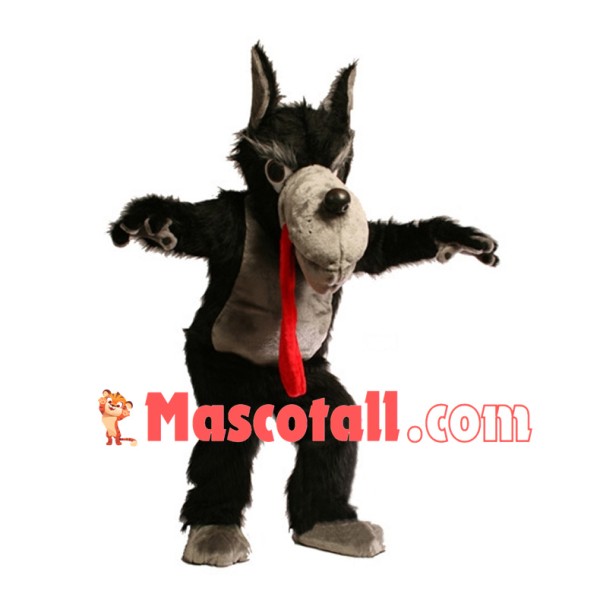 Hungry Big Bad Wolf Mascot Costume 