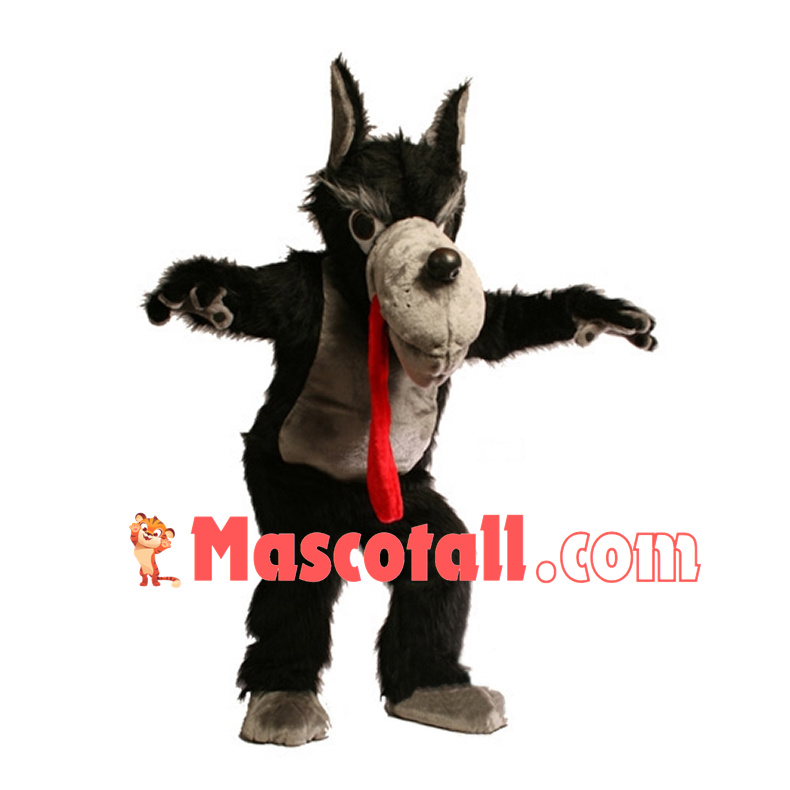 Hungry Big Bad Wolf Mascot Costume 