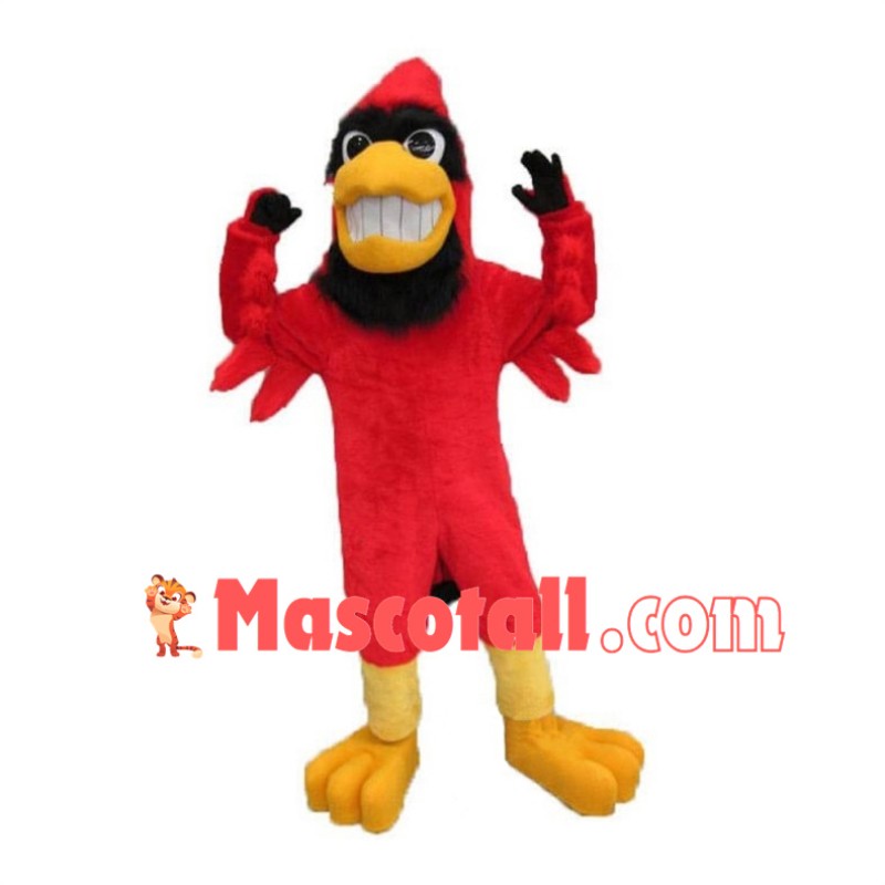 Cardinal Bird Mascot Costume 