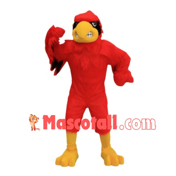 Fierce Cardinal Bird Mascot Costume 