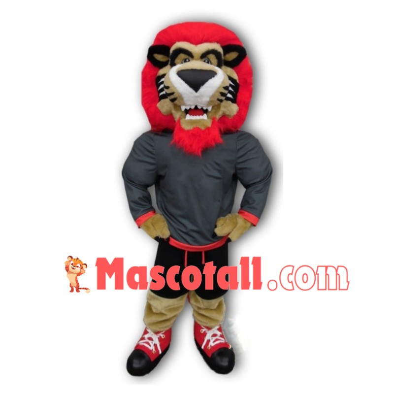Sport Lion Mascot Costume 