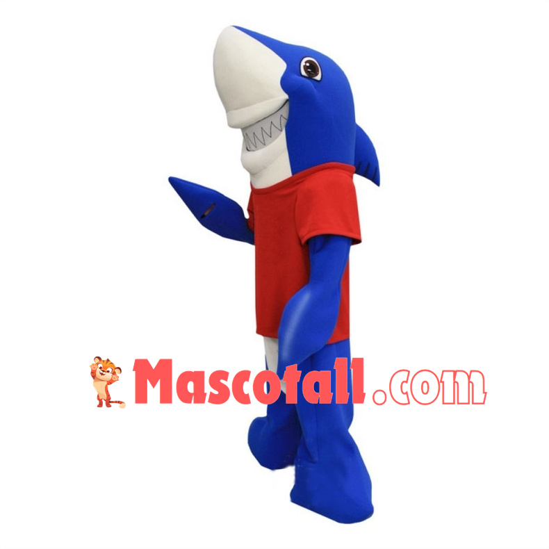 Smiley the Shark Mascot Costume 