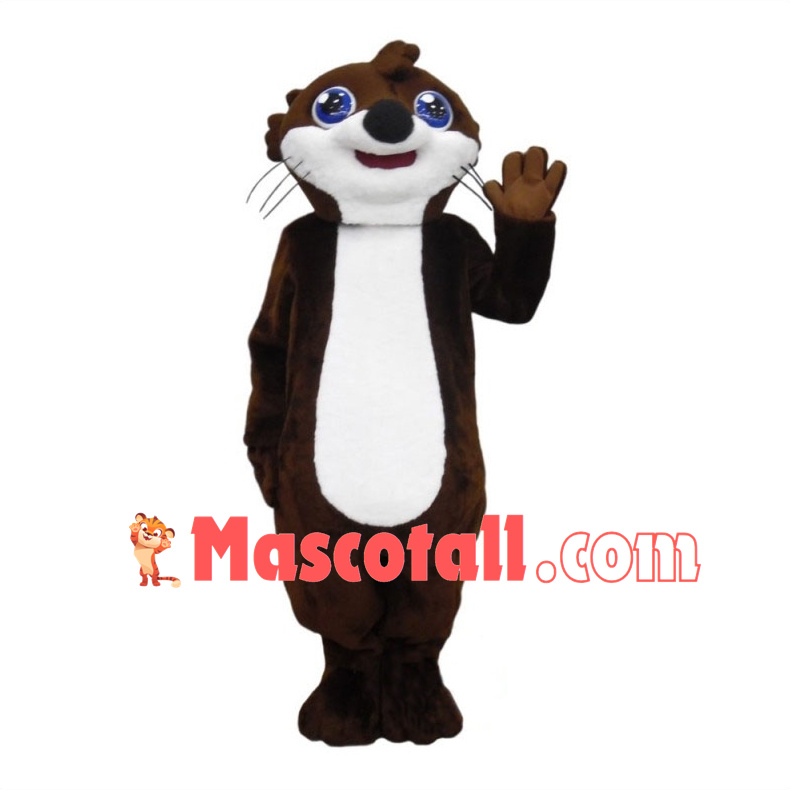 Lovely Otter Mascot Adult Costume 