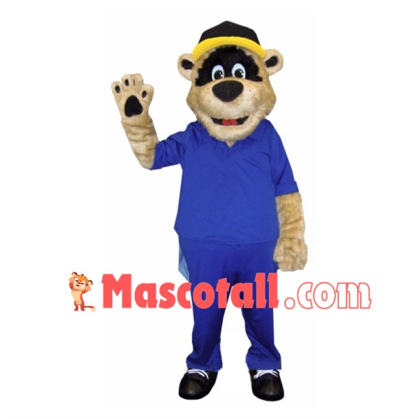 Sport Bear Mascot Costume 