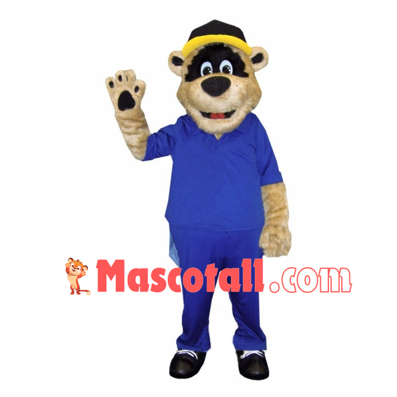 Sport Bear Mascot Costume 