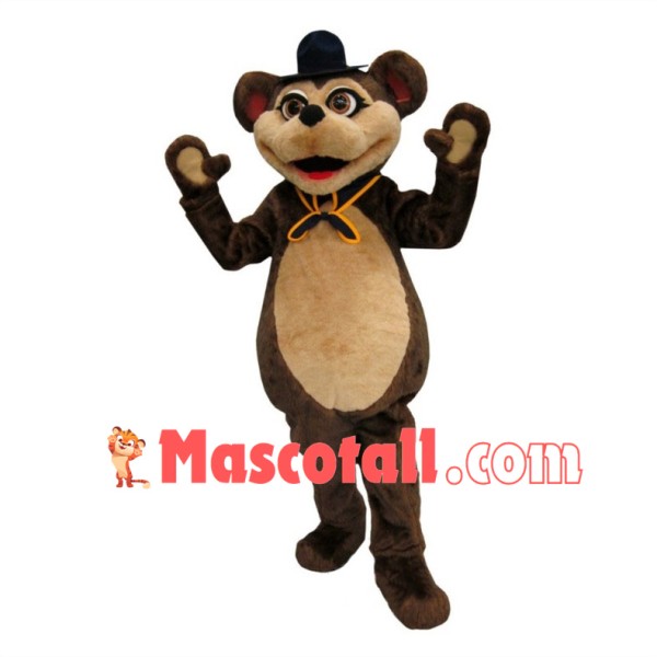 Safety Bear Mascot Costume