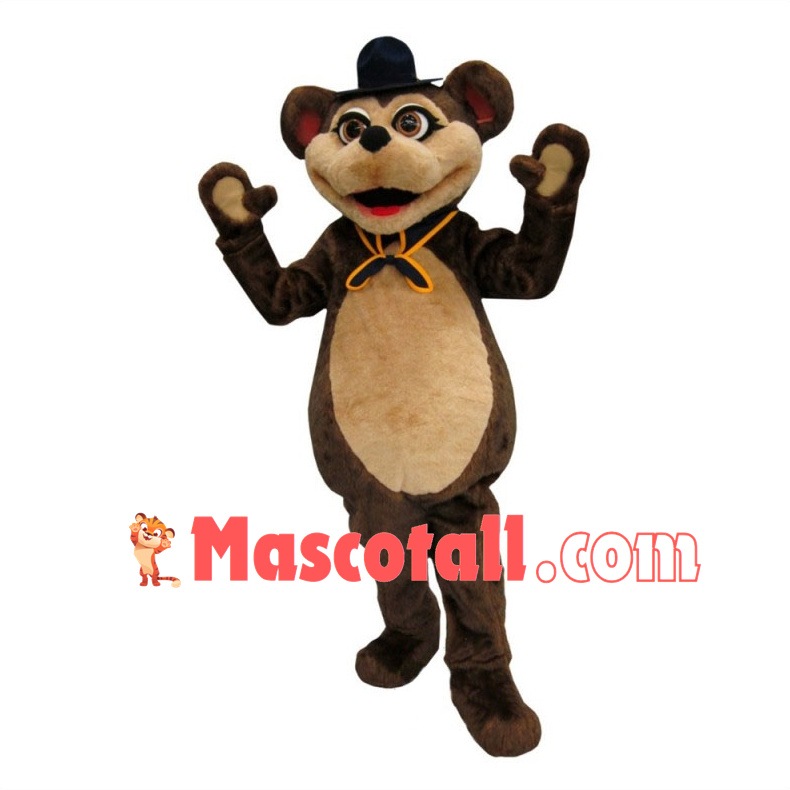 Safety Bear Mascot Costume