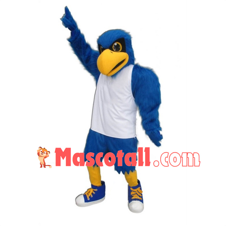 University Blue Falcon Mascot Costume	