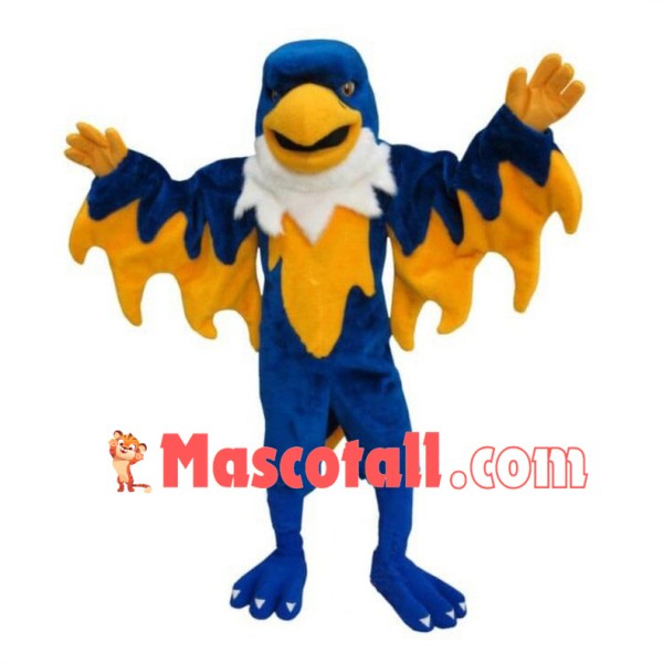 Blue Phoenix Mascot Costume 