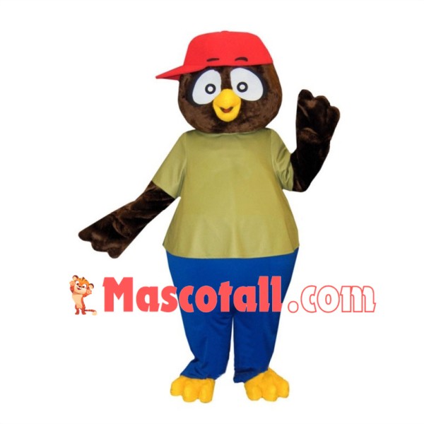 Little Owl Mascot Costume Fancy Dress Outfit