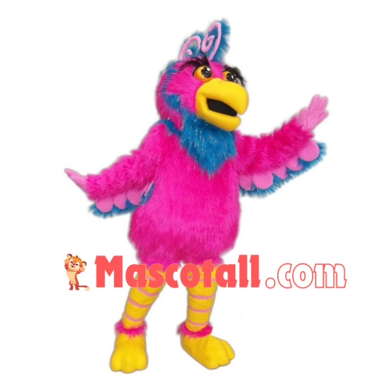 Pink Cockatoo Mascot Costume 