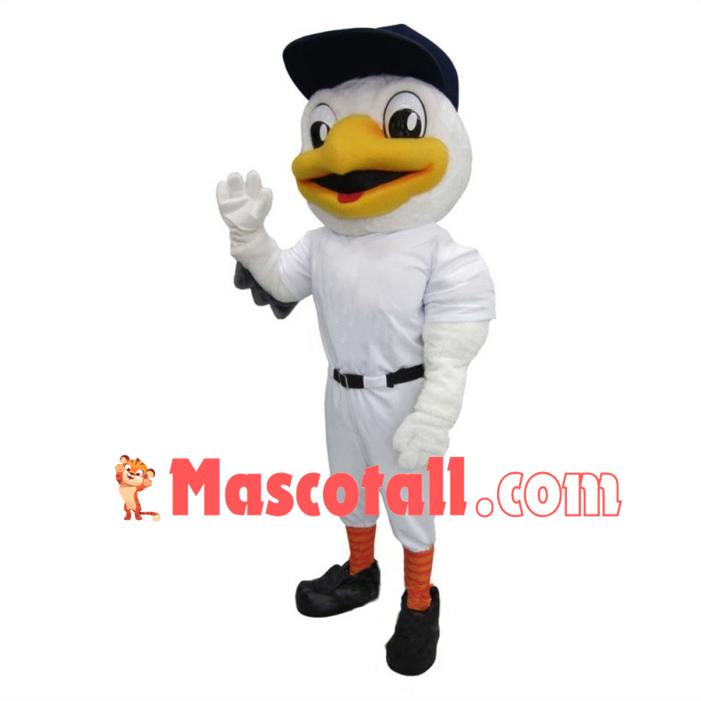 Baseball Sandy the Seagull Mascot Costume 
