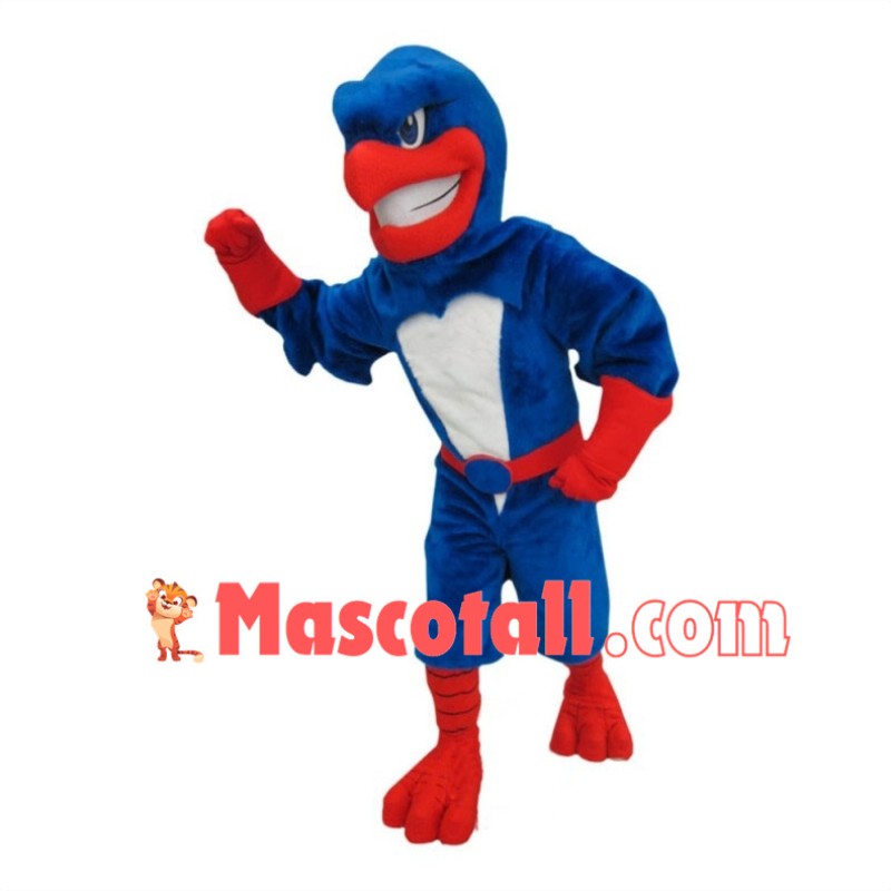Fierce Rowdy the River Hawk Mascot Costume 