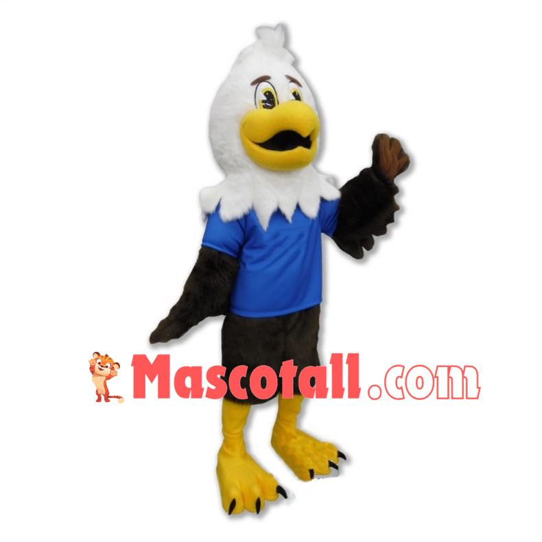 Little Bald Eagle Mascot Adult Costume 