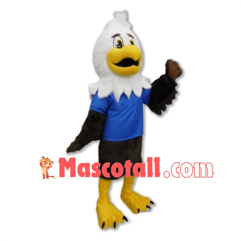 Little Bald Eagle Mascot Adult Costume 