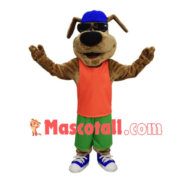 Cool Hound Dog Mascot Costume 