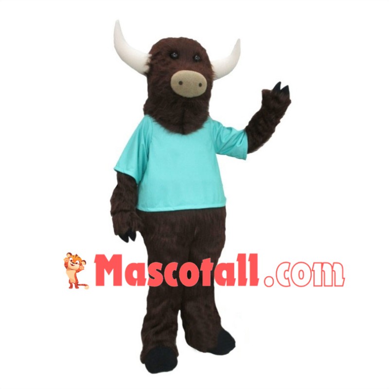 College Yak Mascot Costume 