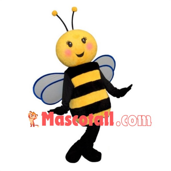 Cute Bee Cartoon Mascot Costume 