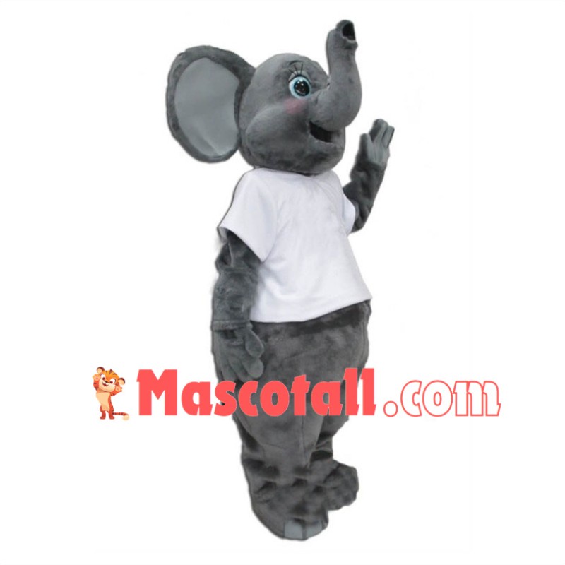 Cute Baby Elephant Mascot Costume 