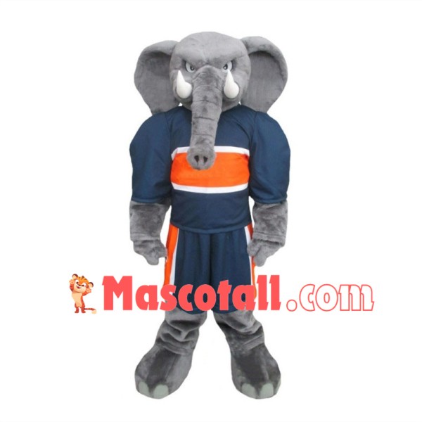 University Elephant Tuffy the Titan Mascot Costume 