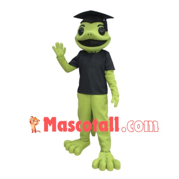 College Lizard Mascot Costume 