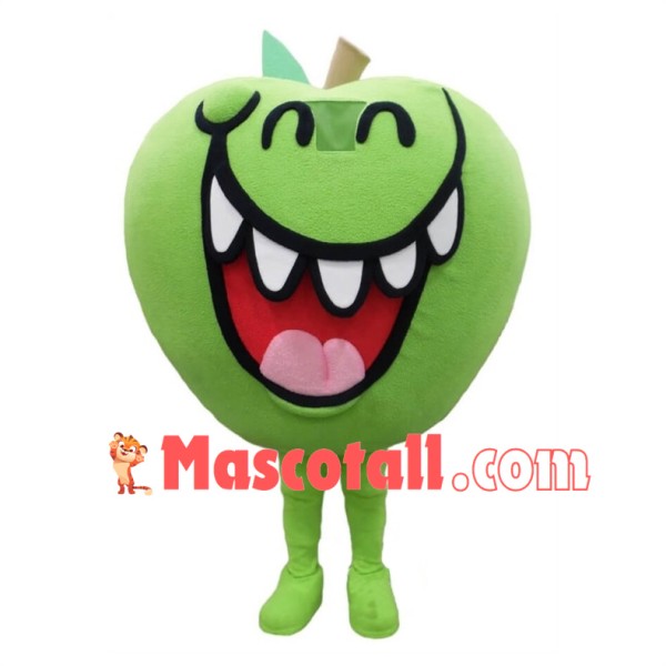 Deluxe Jolly Rancher Green Apple Mascot Costume 