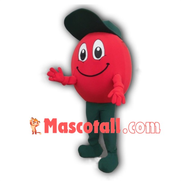 Sport Red Bean Man Mascot Costume 