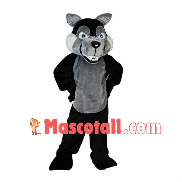 Toothy Wolf Mascot Costume 