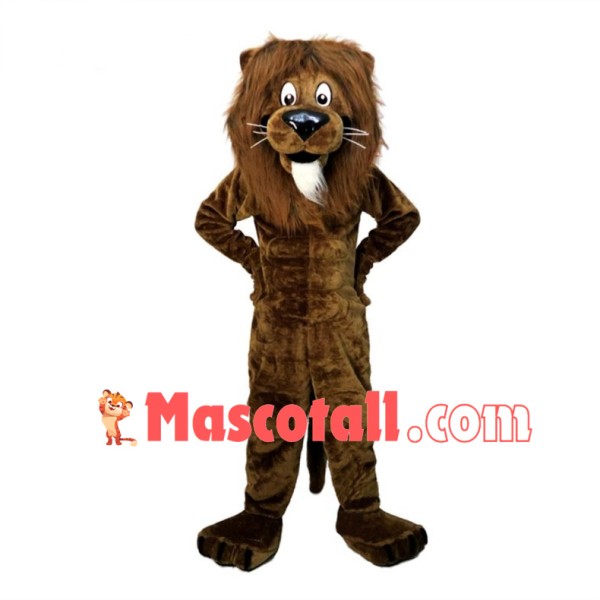 College Power Lion Mascot Costume 
