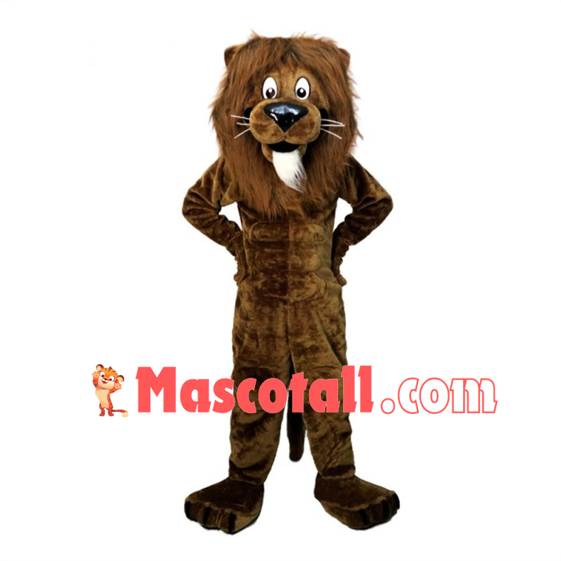 College Power Lion Mascot Costume 