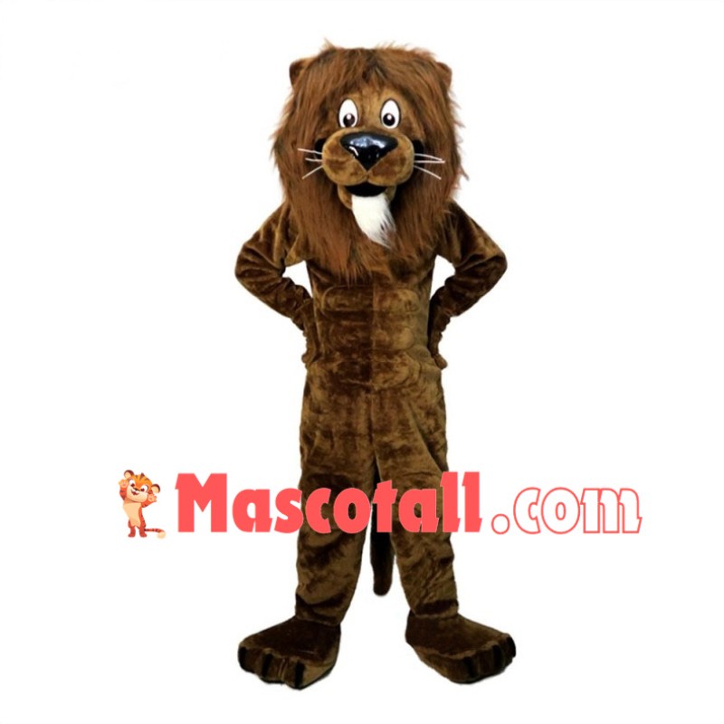 College Power Lion Mascot Costume 