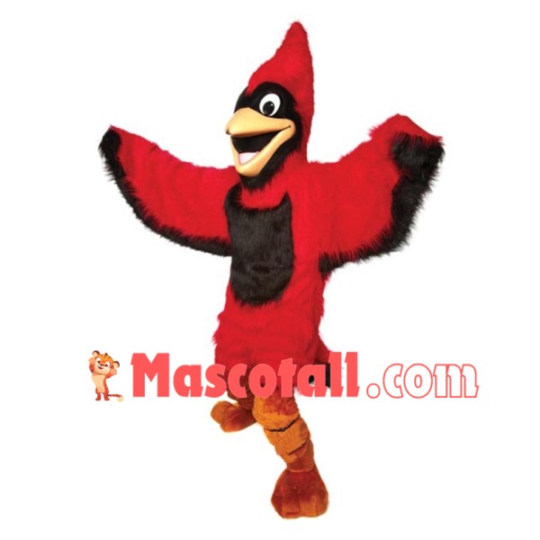 Happy Northern Cardinal Mascot Costume 