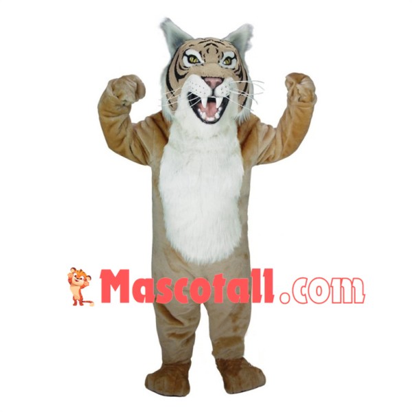 Howling Adult Wildcat Mascot Costume 