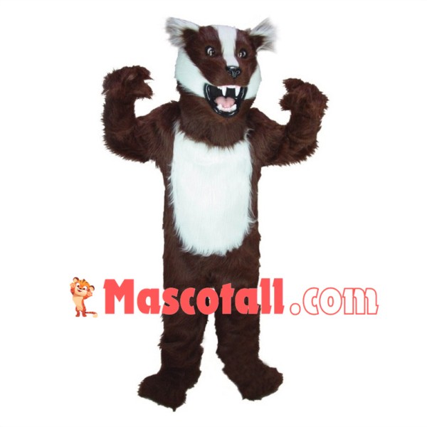Fierce Badger Middle School Mascot Costume 