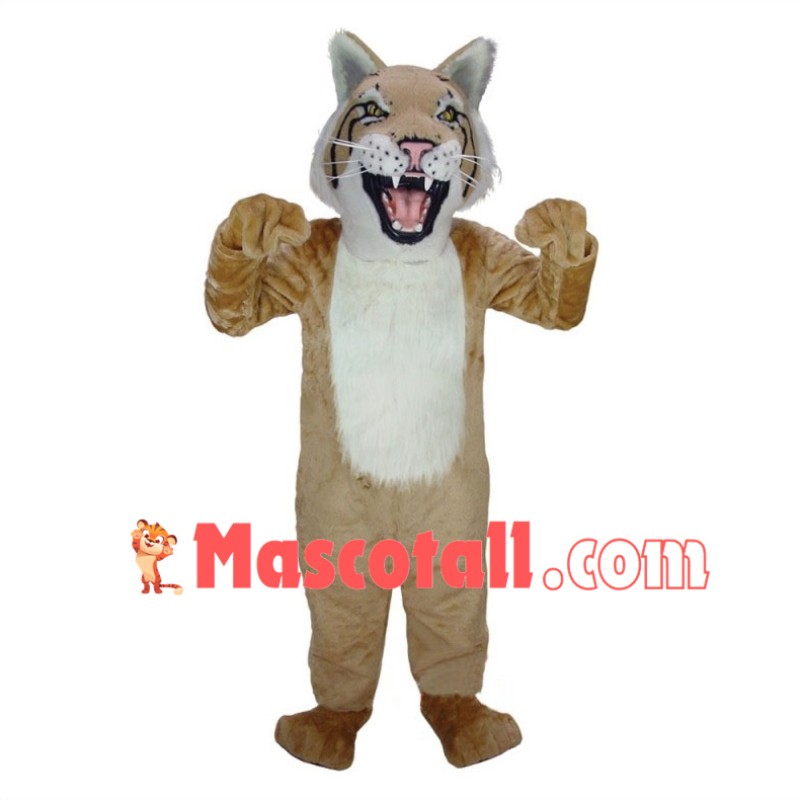 Bobbi the Bobcat Middle School Mascot Costume  