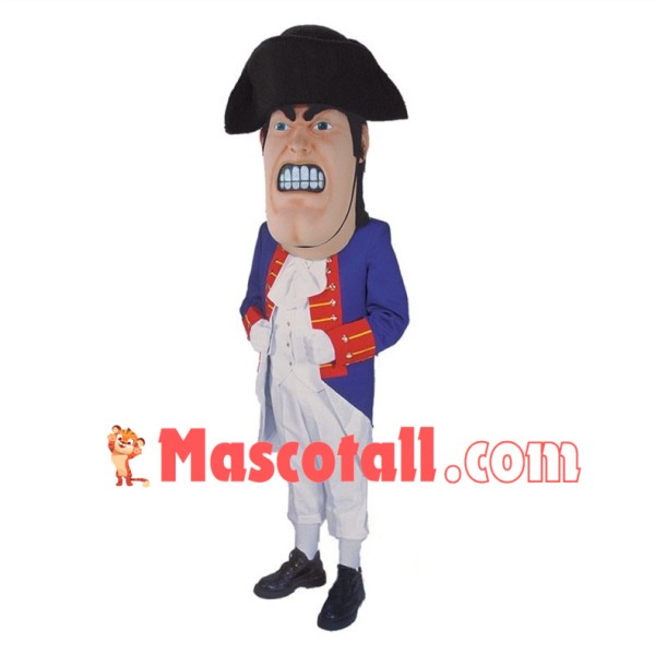Angry Patriot High School Mascot Costume	