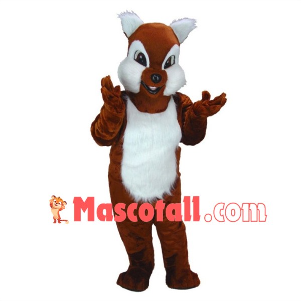 Lively Red Squirrel Mascot Costume  