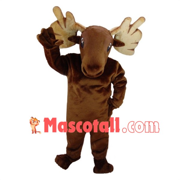 Professional Moose Mascot Costume  