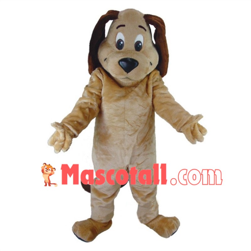 Adorable Tan Dog Mascot Costume  