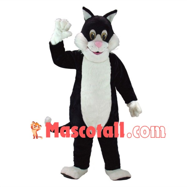Tuxedo Cat Mascot Costume  