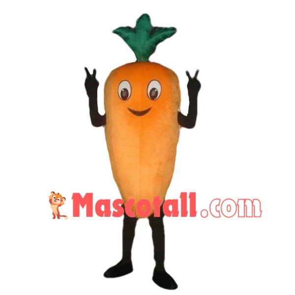 Lightweight Cartoon Carrot Mascot Adult Costume	