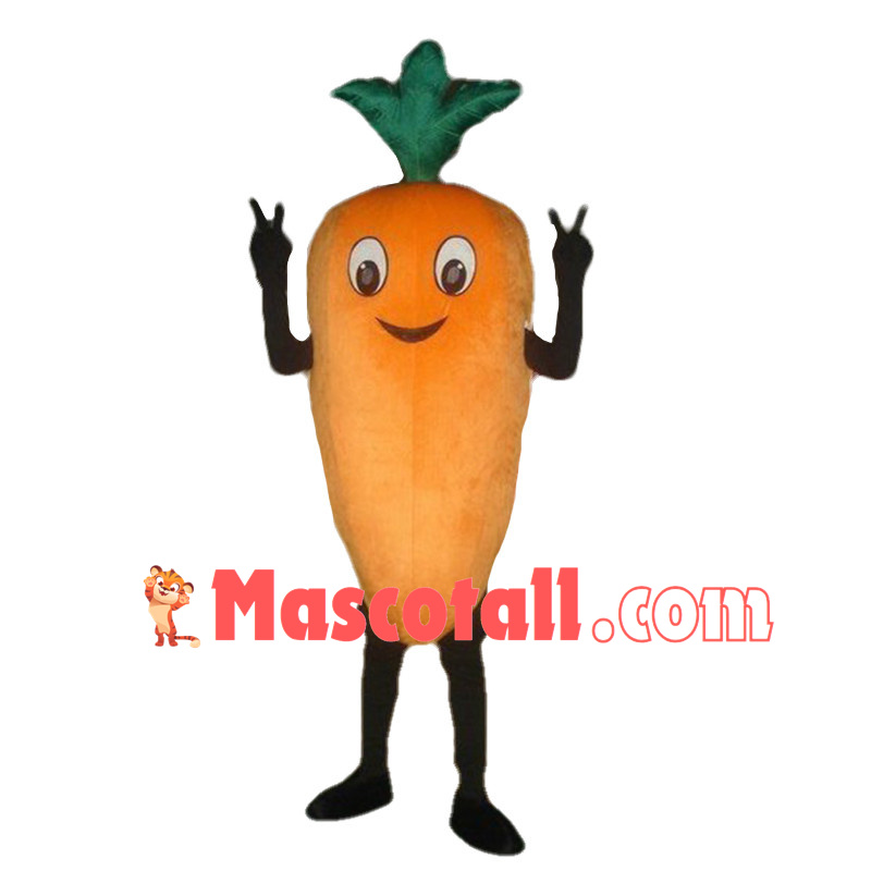 Lightweight Cartoon Carrot Mascot Adult Costume	