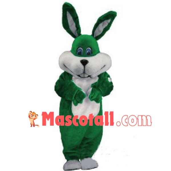 Lovely Green Bunny Mascot Costume	