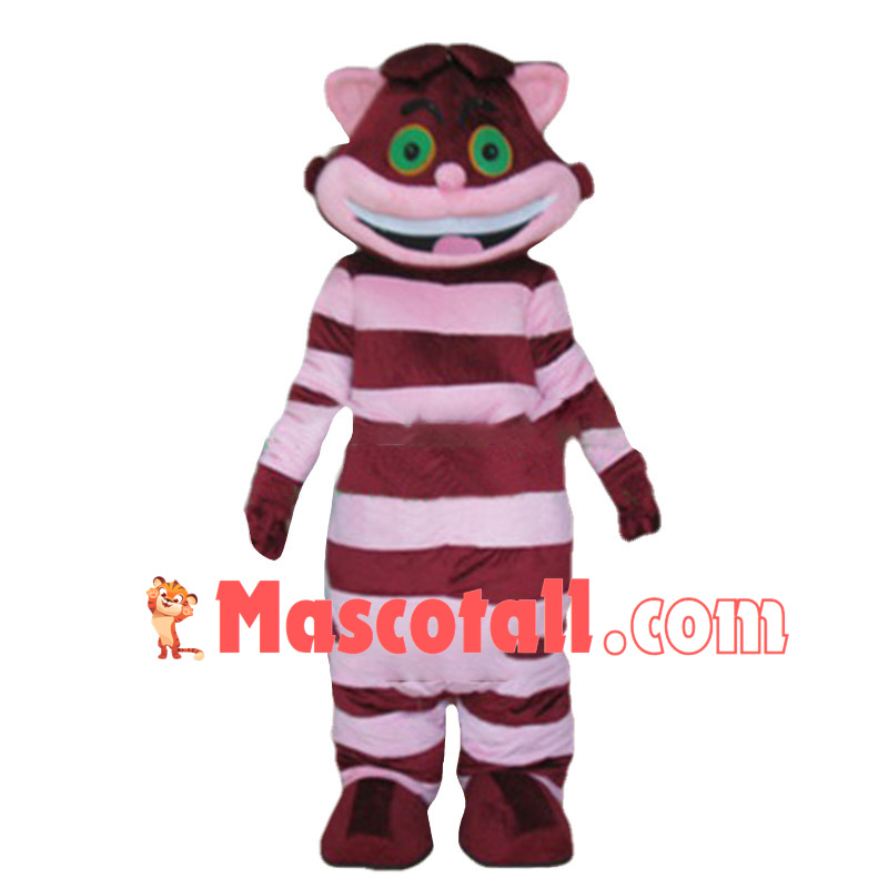 Mysterious Cheshire Cat Mascot Costume	