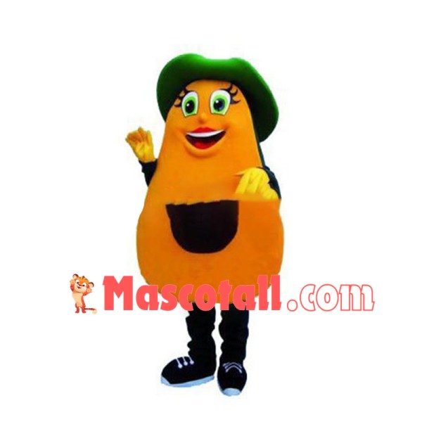 Lady Avocado Mascot Costume	