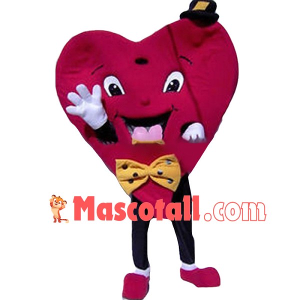 Mr. Heart Mascot Costume
