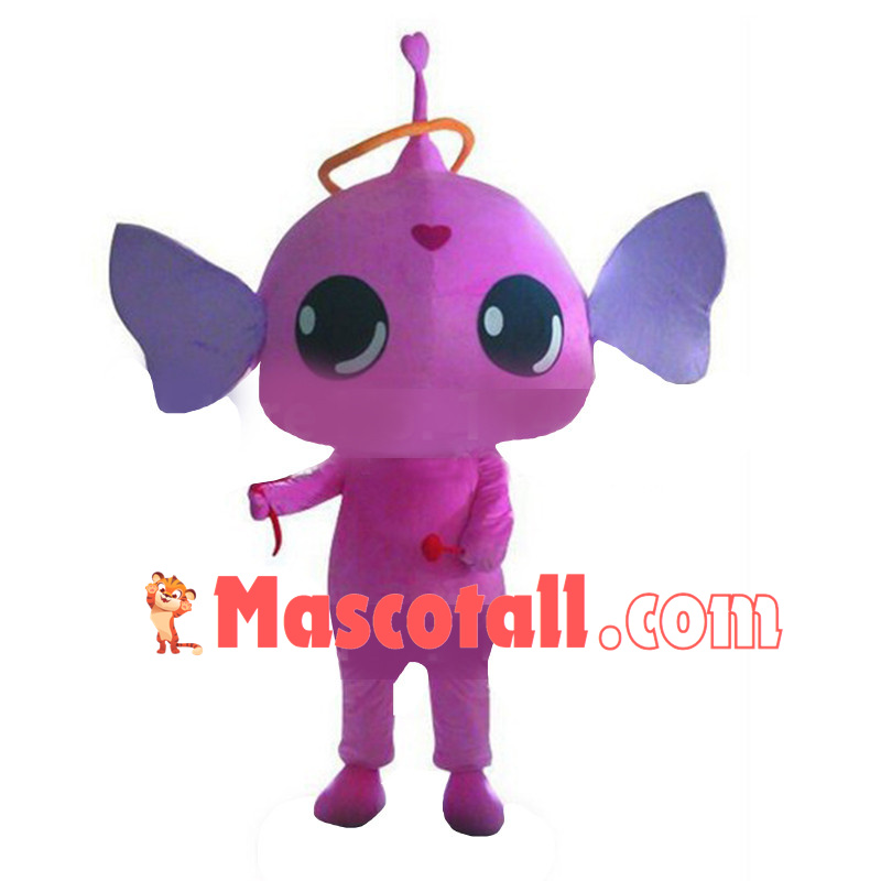 Cartoon Purple Evil Fish Mascot Costume	