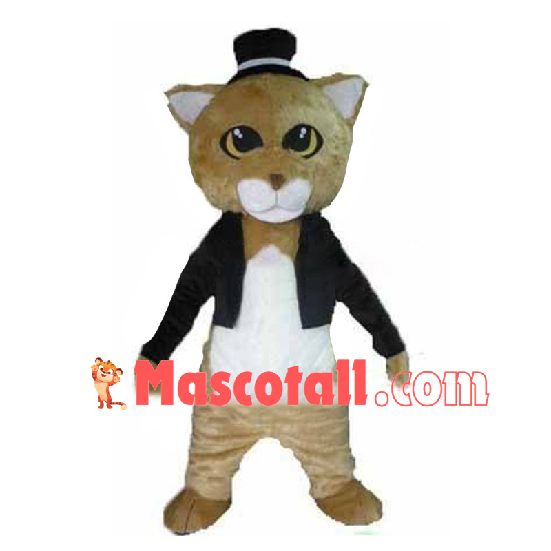 Gentleman Wildcat Mascot Costume	