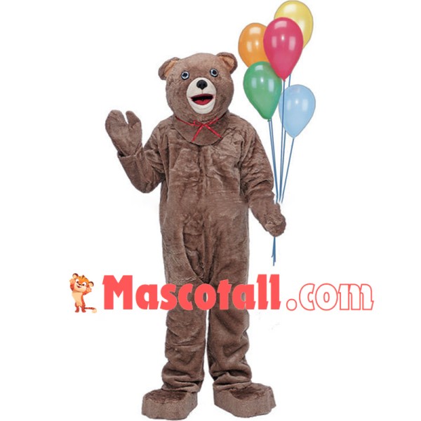 Holiday Party Bear Mascot Costume	